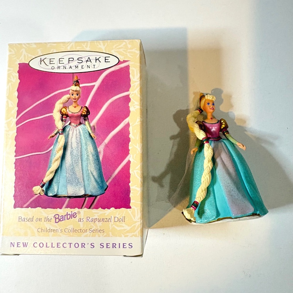 Hallmark Keepsake Barbie as Rapunzel Ornament 1997 Spring Collector Series Boxed